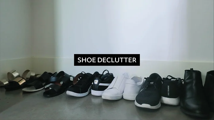 Shoe Declutter  |  Minimalist Wardrobe