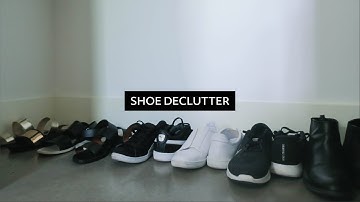 Shoe Declutter  |  Minimalist Wardrobe