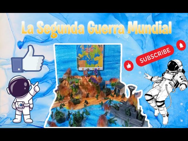 COMO HACER UNA MAQUETA DE LA SEGUNDA GUERRA MUNDIAL / Maqueta de la Segunda  Guerra Mundial - YouTube