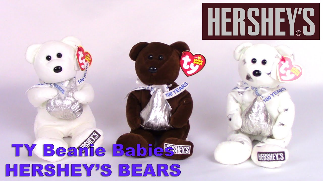 Ty Beanie Baby Hugsy The Hershey Bear 100 Years Walgreen‘s With Tags for sale online
