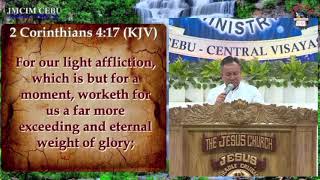 JMCIM Preaching | SUFFERING AS OPPORTUNITIES | By: Beloved Ordained Preacher Richard Abad