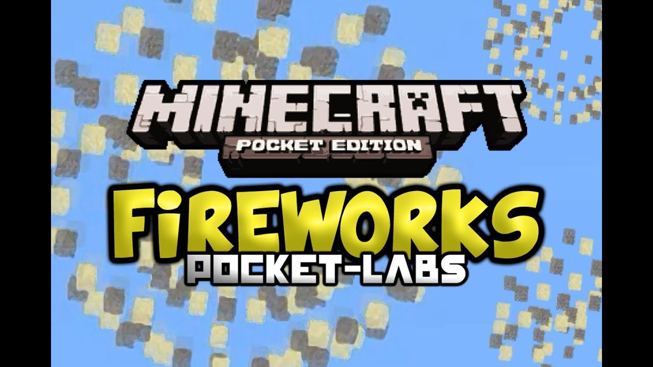 Sand & Gravel Fireworks | Minecraft Pocket Edition | Pocket-Labs EP:11