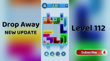 Drop Away Level 112 Walkthrough - NEW UPDATE | Step-by-Step Guide 🧠 | SolutionGuruji