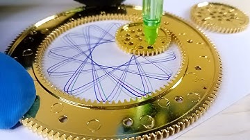 How to draw spiral with Spirograph set art. Satisfied. #satisfying #spirograph #foryou