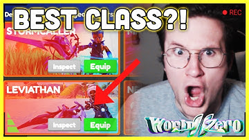 TOP 5 BEST MASTERY CLASSES in World Zero (Roblox) (My Honest Favorites)