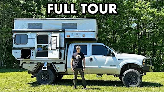 New Lightweight Flatbed Truck Camper Walk-Through | Four Wheel Campers Hawk+