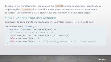 How to Return id Instead of _id in Mongoose Population