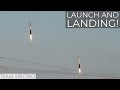 SpaceX Falcon Heavy Launch and Landing Close Up: Nasa Causeway