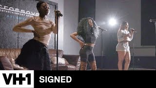 Just Brittany, Bria & Lena Chanel Work On Choreography | Signed