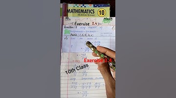 Exercise 3.4 Class 10 Maths | #viral #shorts #auuamath