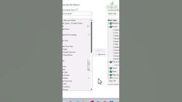 How to Customize Ribbon in Excel #tutorial #powerbi #business #shorts #excel