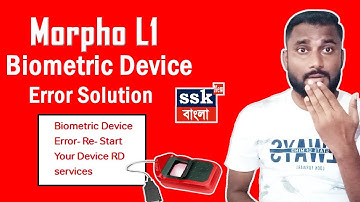 Biometric Device Error- Restart Your Device Rd Service Morpho | morpho rd service not working 2025