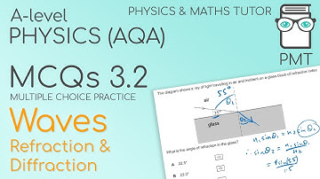 PMT MCQs 3.2 - Refraction & Diffraction - Physics A-level (AQA)
