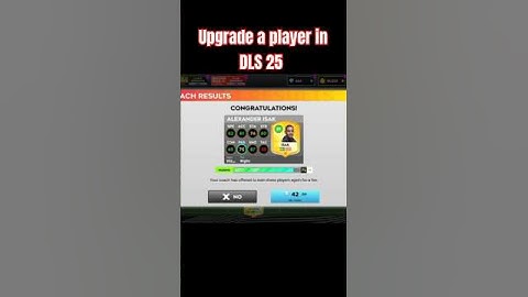 How to upgrade a player in Dream League Soccer 2025 DLS 25 #football #dls #dls25 #dlsprogamers