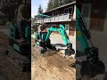 My new toy I’m testing it out. It’s a little mini excavator