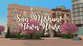 |The Sims 4| San Mishuno TownHouse |Speed Build+Download|Строительство ТаунХауса в The Sims 4|