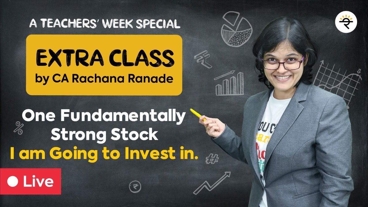 1 Fundamentally Strong Stock I am Going to Invest in | F&O Strategy | CA Rachana Ranade