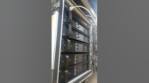 Sanway Audio FP series power amplifier for carnival in Caribbean sea