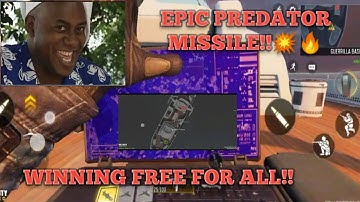 epic last kill with predator missile in cod mobile