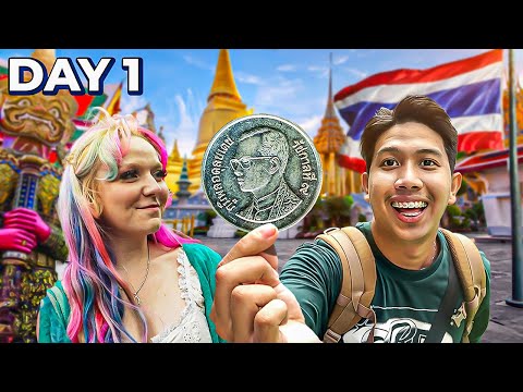 Surviving 3 Days Using Only 1 PESO (THAILAND EDITION) - DAY 1