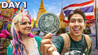 Surviving 3 Days Using Only 1 PESO (THAILAND EDITION) - DAY 1