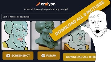 How to Download all Images on craiyon with one click!
