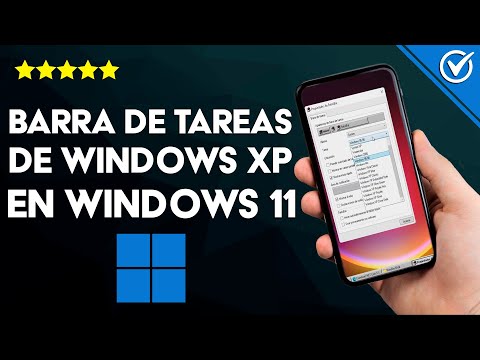 Cómo poner en WINDOWS 11 barra de tareas estilo Windows XP - Personalización