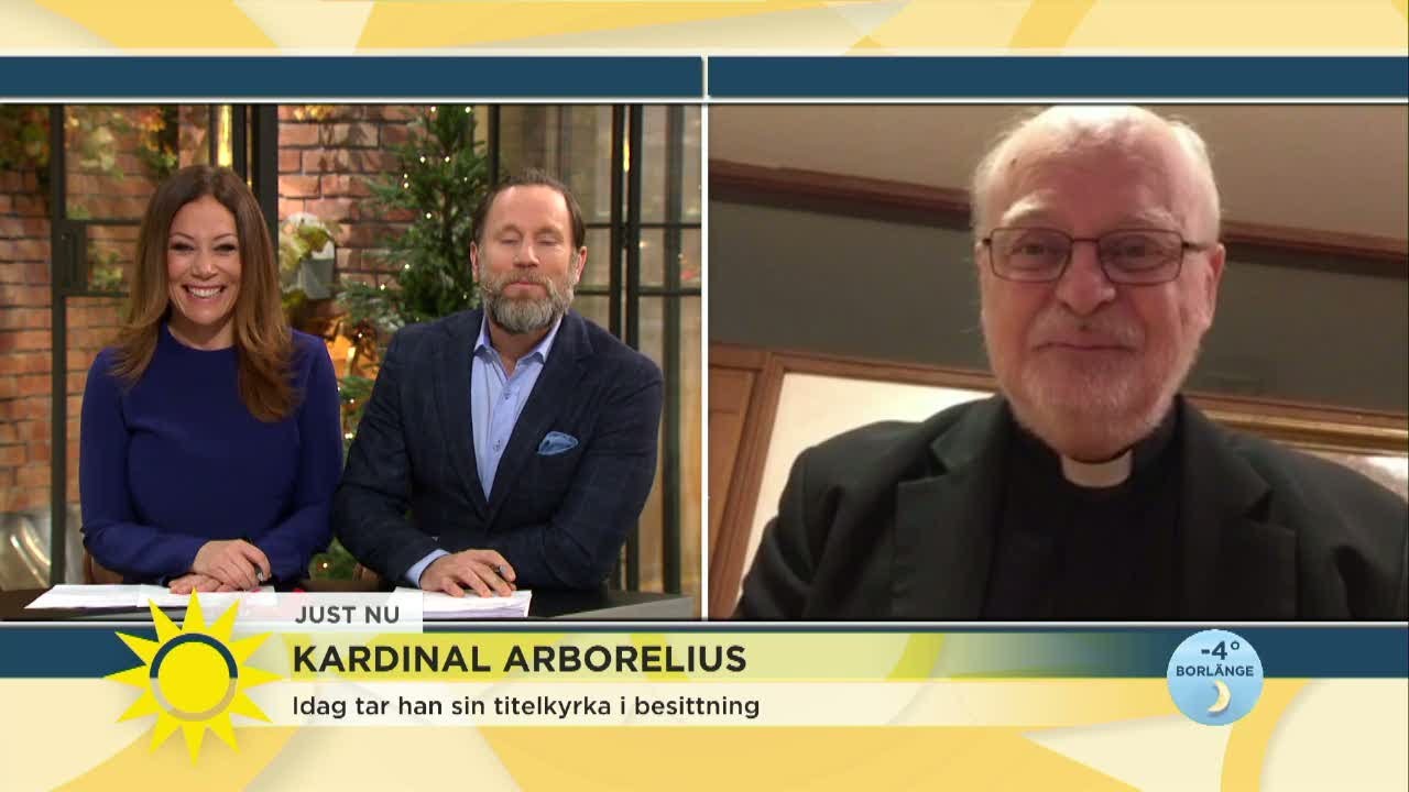 Kardinal Arborelius har intagit Rom - Nyhetsmorgon (TV4)