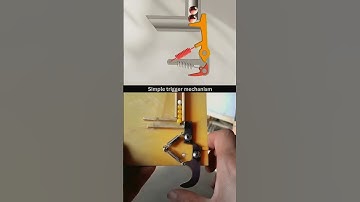 Simple trigger mechanism✨ #cad #gun #trigger #cadcam #mechanical #engineering #ajdesignhub #3ddesign