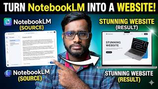 Convert NotebookLM Into Stunning Website | NotebookLM → Stunning Website | Tech Arrear | Nithilan