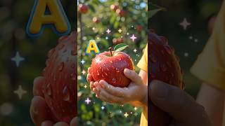 A for Apple 🍎 #kidslearning #usashorts #cocotv #nurseryrhymes