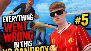 EVERYTHING WENT WRONG IN THIS VR SANDBOX #5 (newtons playground)