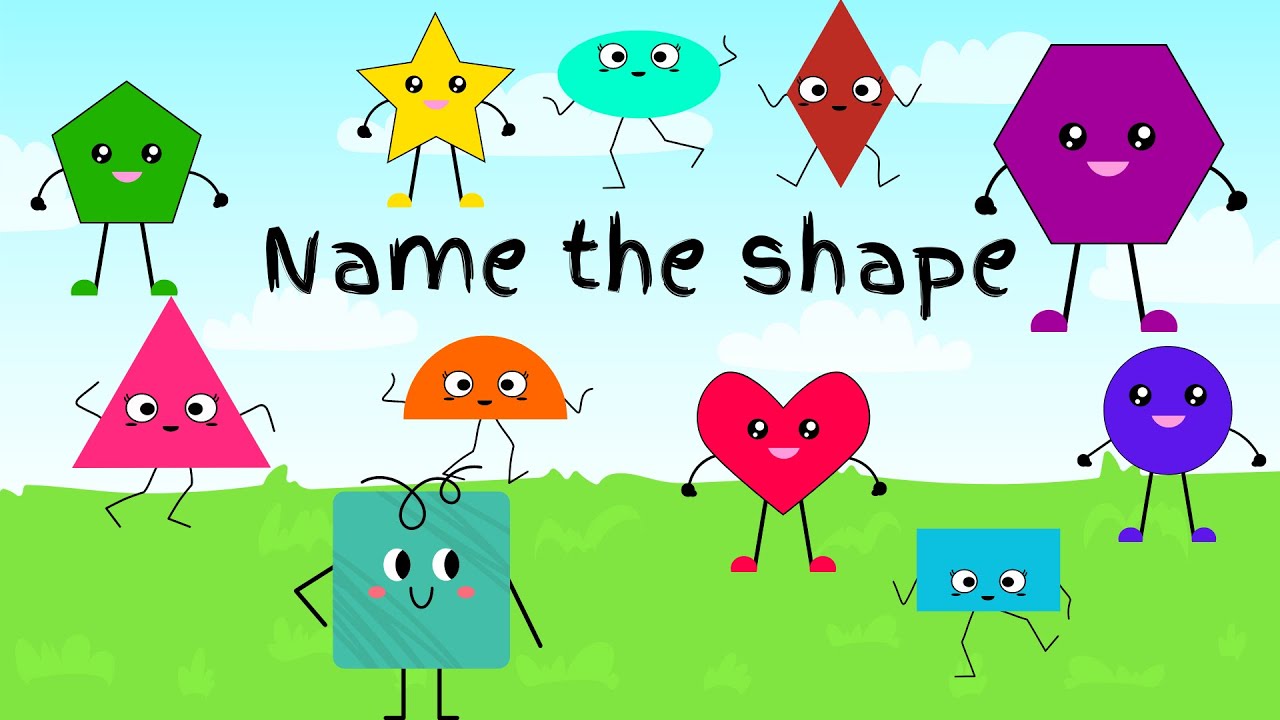 Learn different shapes for kids|🔴🟢🟨🔷| fun video| upbeat music - YouTube