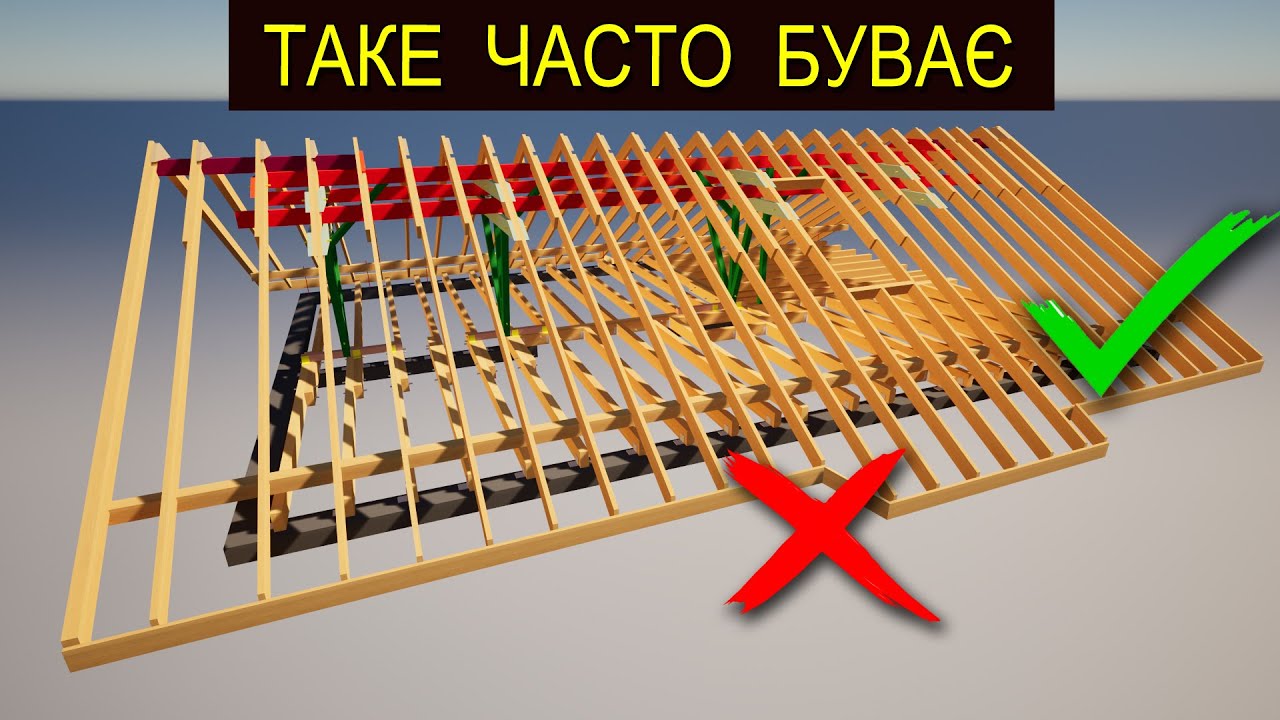 ЯК ПОБУДУВАТИ ПРАВИЛЬНО ДАХ І ПЕРЕКРИТТЯ. Покрокова інструкція.