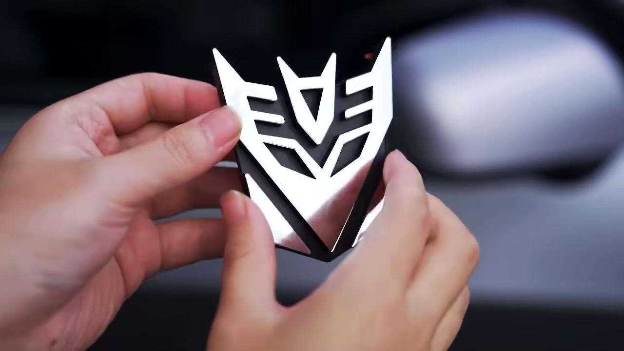 Car 3D Sticker Transformer Badge Emblem Tail Decal Cool Autobots Logo Cars Styling M