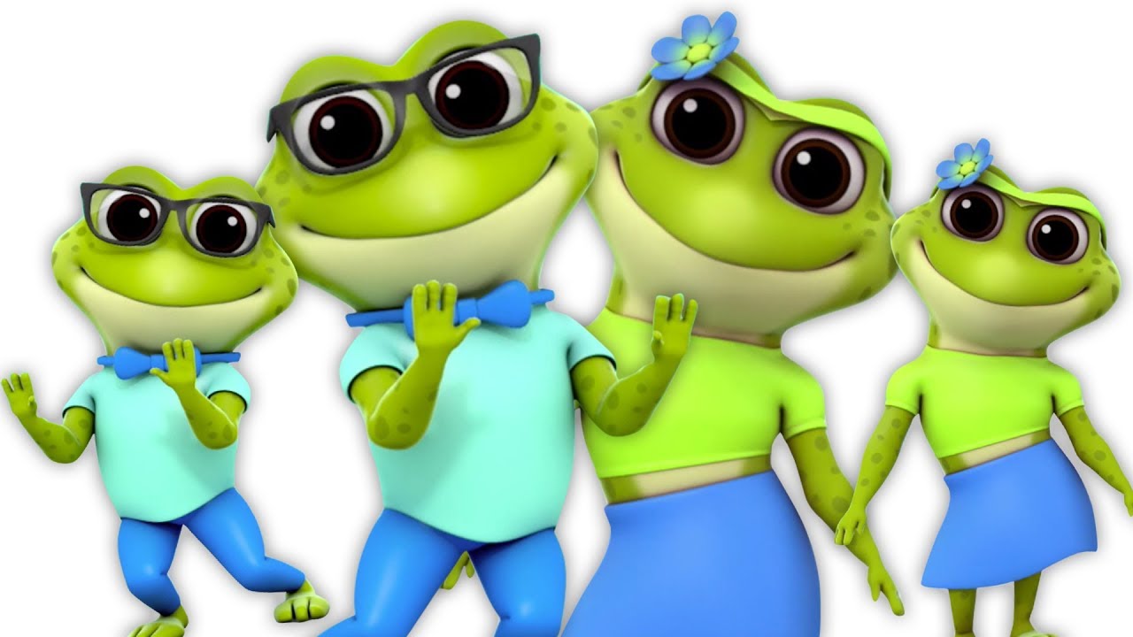 Rãs dedo família | rimas para crianças | crianças músicas | Frogs Finger Family | Farmees Português