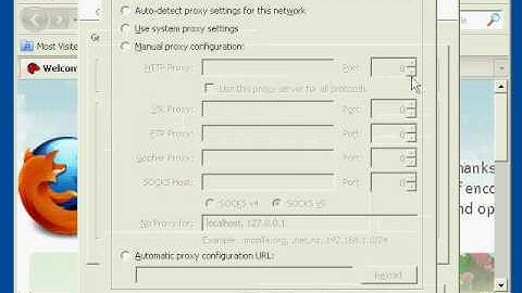 Using a PAC file in Firefox