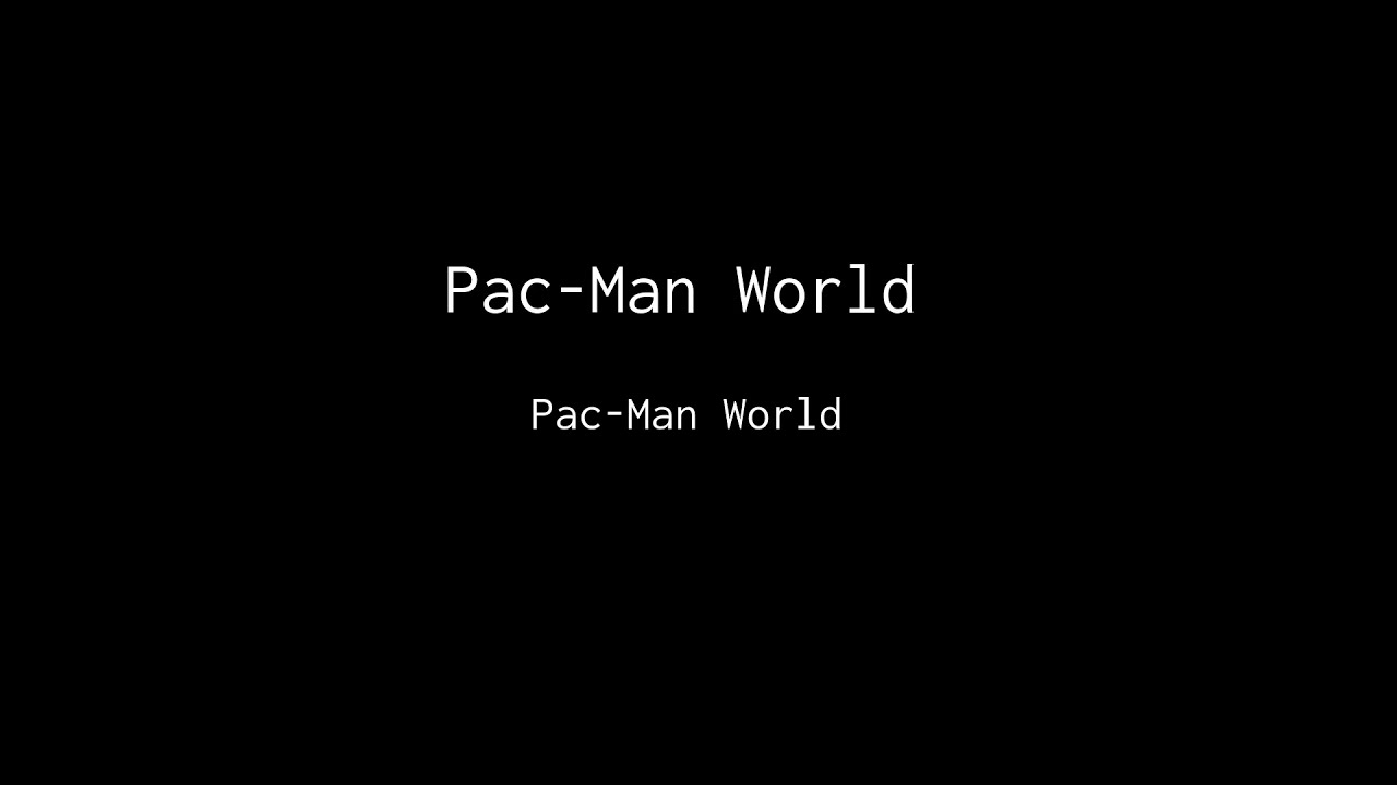 Title Screen (Pac-Man World) - Big Band Arrangement