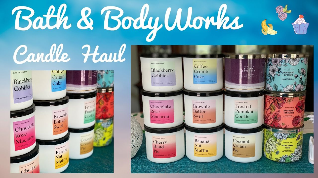 Bath & Body Works Candle HaulBakery Online Exclusives!2020 YouTube