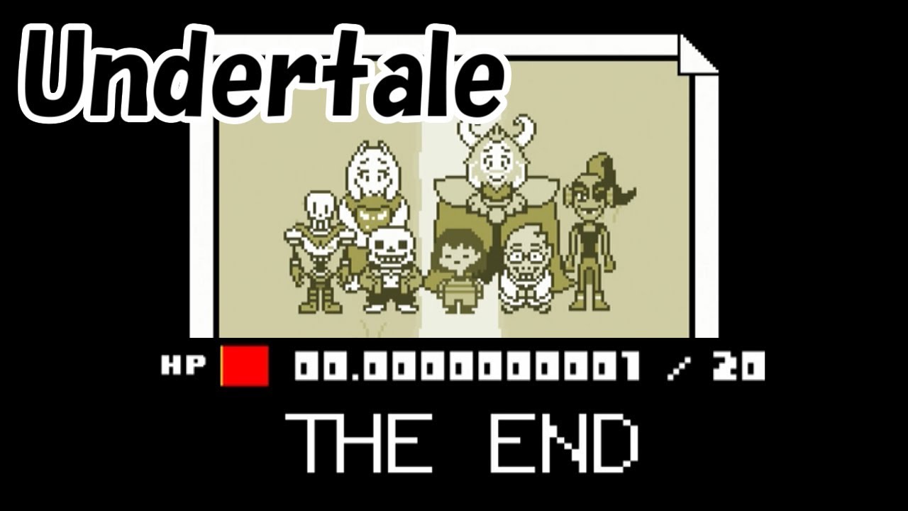 Undertale Lastpart ｔｈｅ ｅｎｄ Pルート Youtube