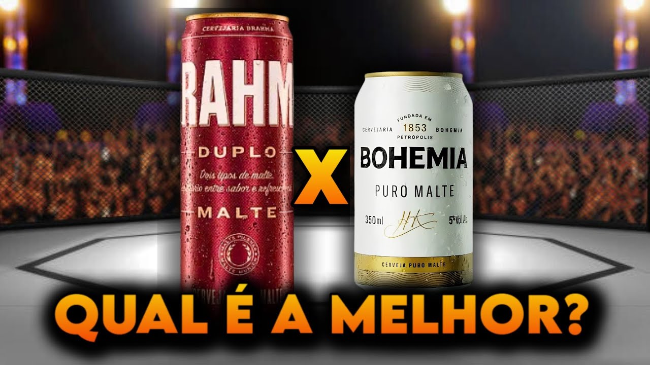 Duelo Brahma Duplo Malte Lata x Bohemia Lata