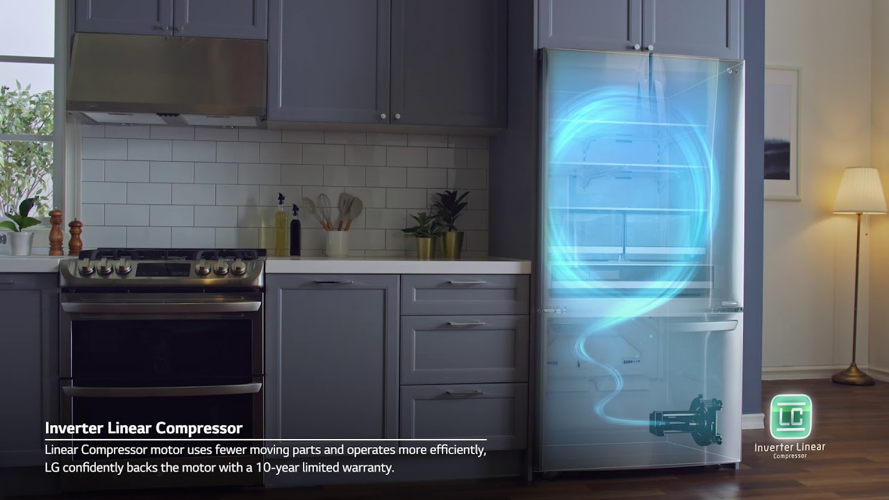 LG InstaView™ Refrigerator with Craft Ice™ Inverter Linear Compressor