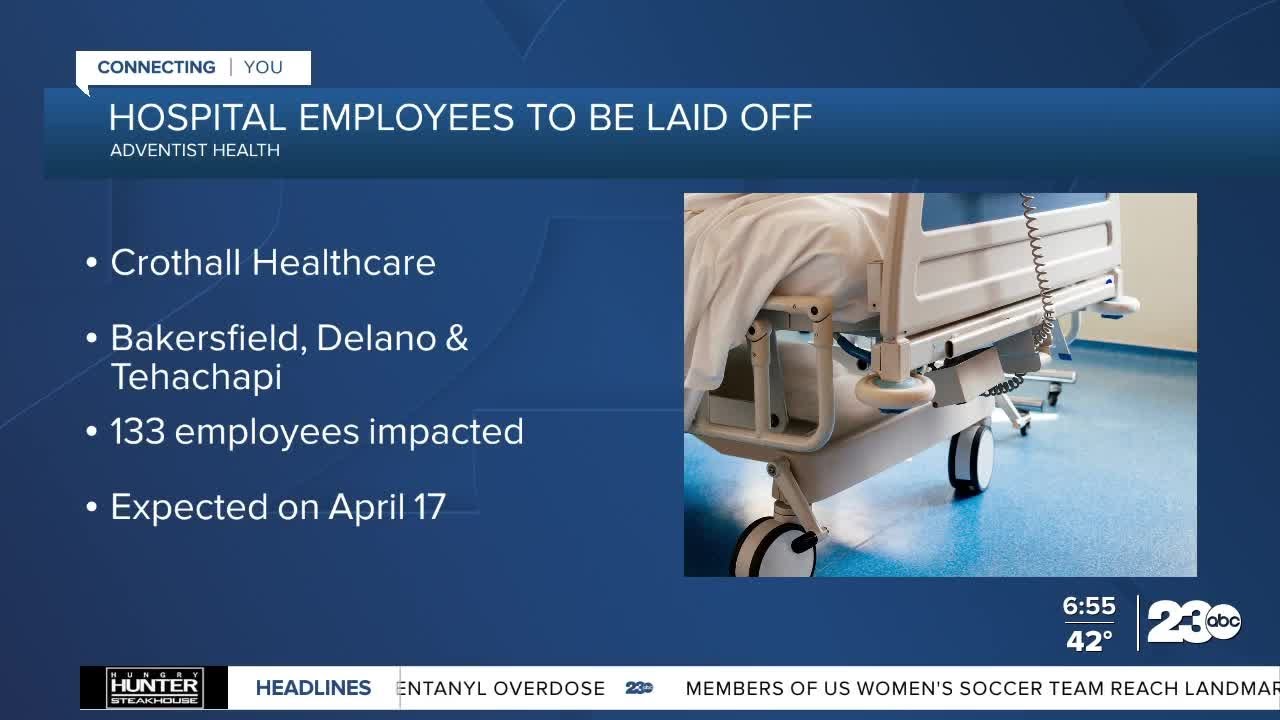 Hospital employees to be laid off in April - YouTube