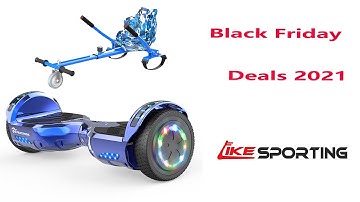 #BlackFriday #BlackFriday2021 #BlackFridayDeals EVERCROSS Hoverboard with Kart Seat