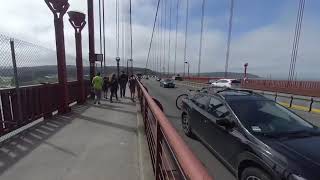 Golden Gate Bridge traffic in VR 180 3D