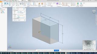 Learning How to Cut, Use Line and Circle, and Dimension in Inventor 2020