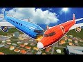 MASSIVE PLANE COLLISION OVER LEGO CITY! - Brick Rigs Gameplay - Lego City Toy Crash