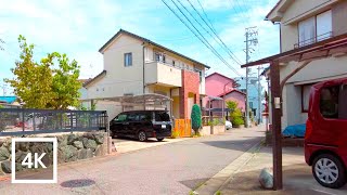 Japan 4K Walking Tour - Bicycle walking tour from Nagoya City to the suburbs [4K/60fps]