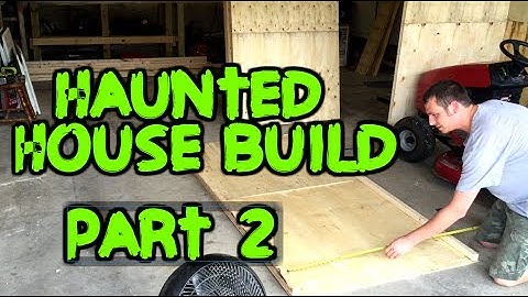 Garage Haunt Build 2015 - Part 2