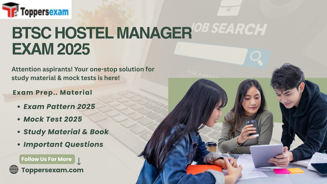 btsc hostel manager | btsc hostel manager syllabus 2025 